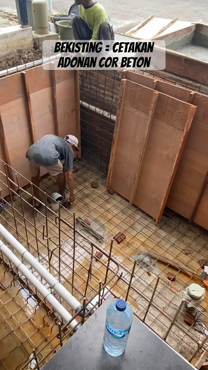 Proses bekisting dan cor beton kolam koi #ikankoi #kolamkoi #koipond