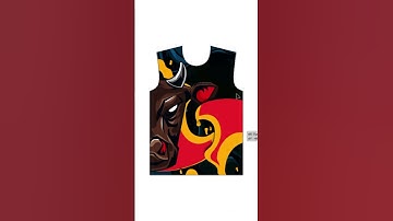 AI Tutorial 409: Jersey Design Idea | Baju Penternak Lembu | Part 63 - Simple Design