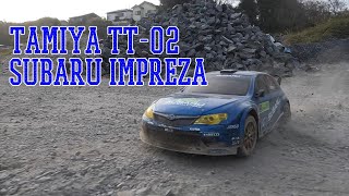 TAMIYA TT-02 SUBARU IMPREZA WRC2008／タミヤ　TT-02　スバル　インプレッサ2008