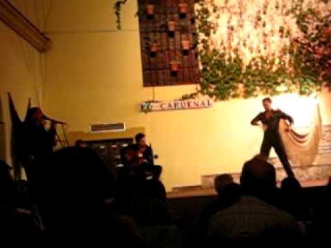 Antonio Alcazar dances flamenco