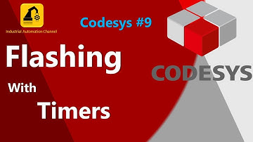 Codesys #9: Flashing a lamp using timer in Codesys