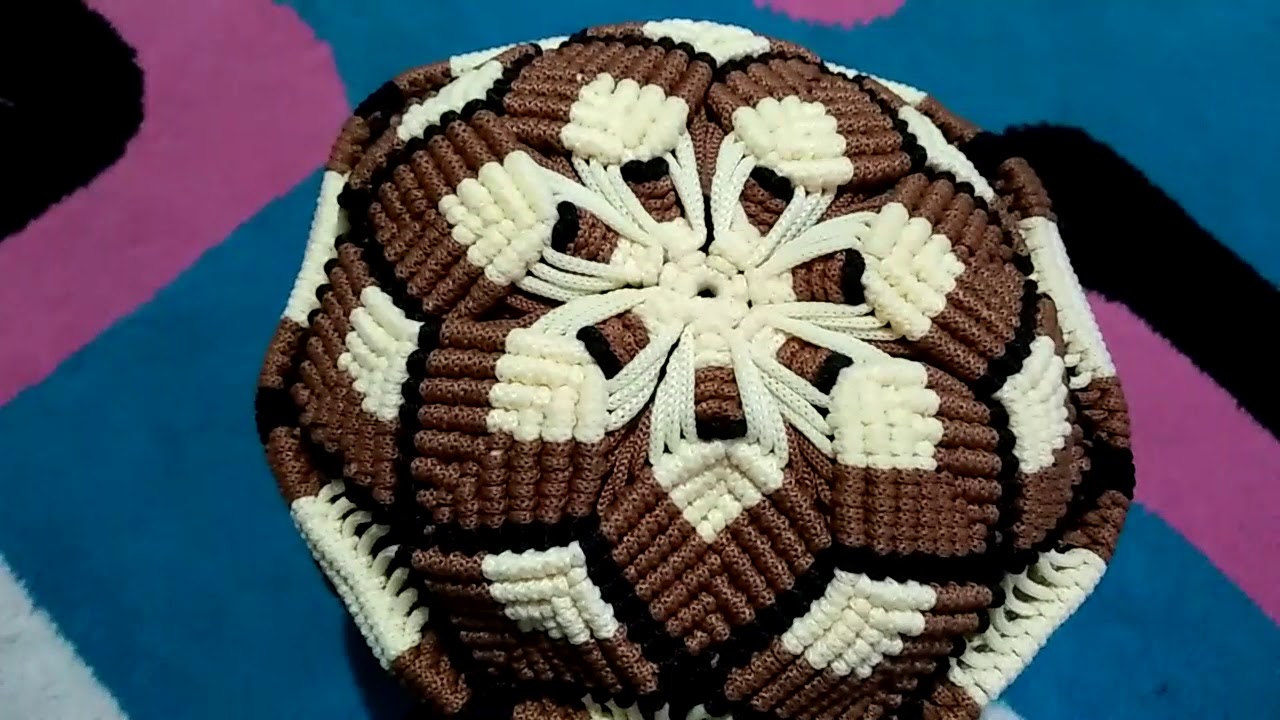  Tas  tali  kur  motif  mandala bulat YouTube