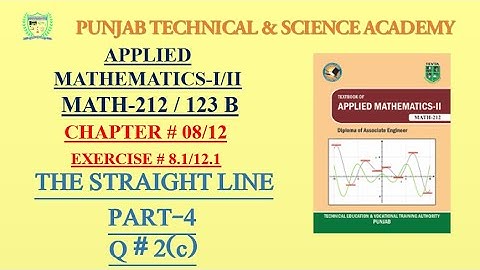 DAE MATH 212 Chapter 8 Exercise 8.1 Question 2 |MATH 123 Chapter 12 Exercise 12.1 Question 2 |Part-3