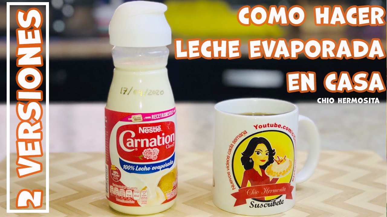 Como preparar leche evaporada en casera. 2 Versiones caseras YouTube Como preparar leche evaporada en casera. 2 Versiones caseras YouTube
