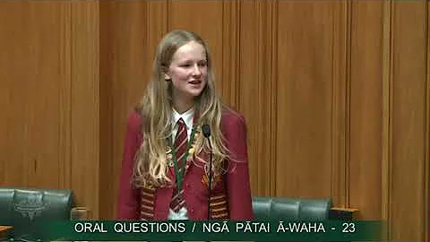 Oral Question: Alice McIntosh  | Youth Parliament ...