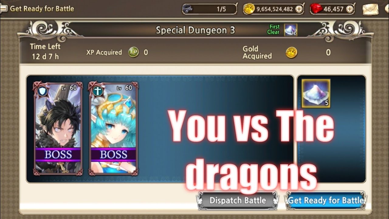 King's raid:Ripine x Riheet special dungeon stage 3