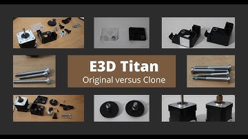 E3D Titan Extruder compared with Titan Clone