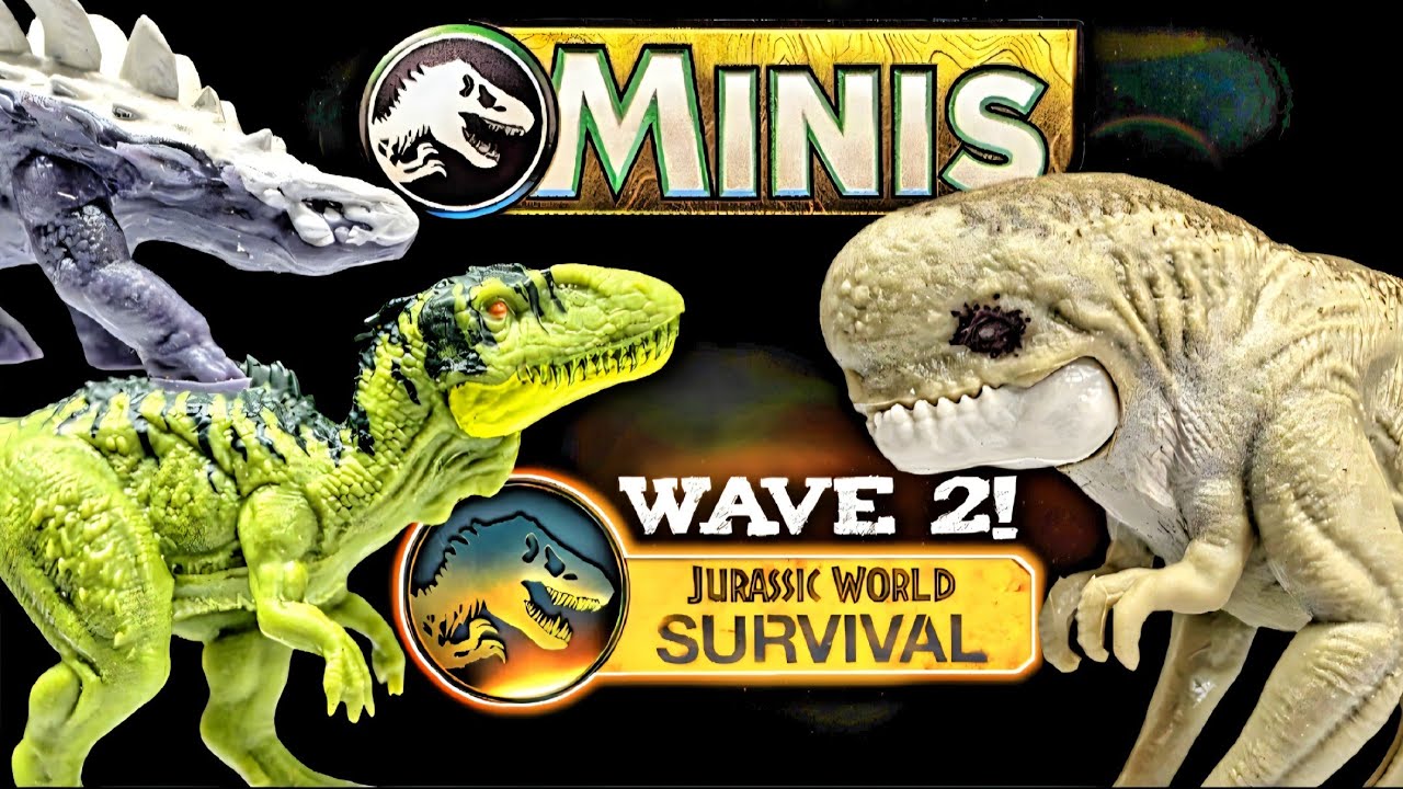WAVE 2! Mattel Jurassic World Survival MINIS WAVE 2 Review!!! New