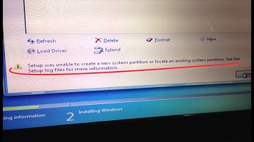 Fix Error: Setup was unable to create a new system partition or locate an existing system partition