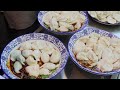 西安老街酸汤水饺，按斤卖却论个上，常年只卖3种馅，顾客一次吃一斤