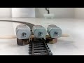 How to DC Motor vs. rc train crash testing Detail with natural sounds 
