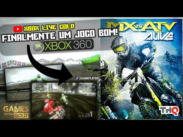 MX VS ATV ALIVE XBOX 360 GAMEPLAY PT BR GRATUITO XBOX LIVE GOLD