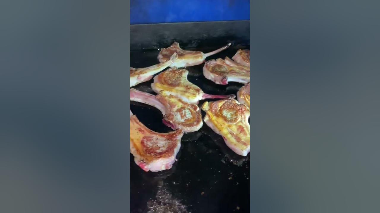 Lamb ChopsBlackstone Griddle shorts blackstonegriddle YouTube