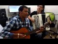 Nando Menezes e Maestro Paulinho Andara , acordeon, violão e voz , video caseiro