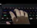 Redragon lakshmi k606 blue switch sound test