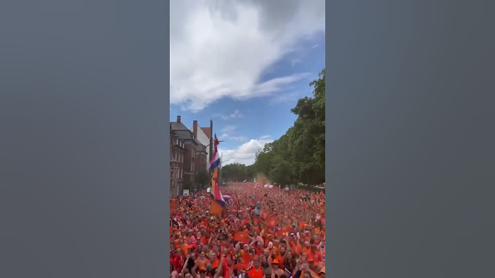 Netherland fans 🇳🇱 in Hamburg 🇩🇪 credit: Sport Bible
