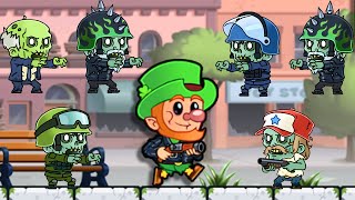 Lep's World Z - Gameplay Walkthrough Part 9 - Shoot The Scary Zombies screenshot 2