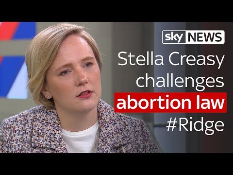Stella Creasy challenges abortion law #Ridge