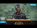  nigeria  president addresses united nations general debate 78th session  unga