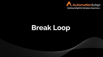 Break Loop