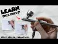 START with AIR and END with AIR- Airbrush Trigger Control 101! thumbnail