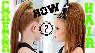 HOW TO CHEER HAIR | ALLSTAR CHEERLEADING TUTORIAL screenshot 5