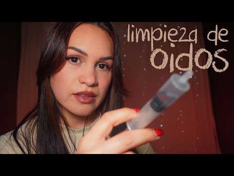 ASMR Limpieza de Oídos Realista 💧 Luz, Agua y Pinzas (Relax Profundo)