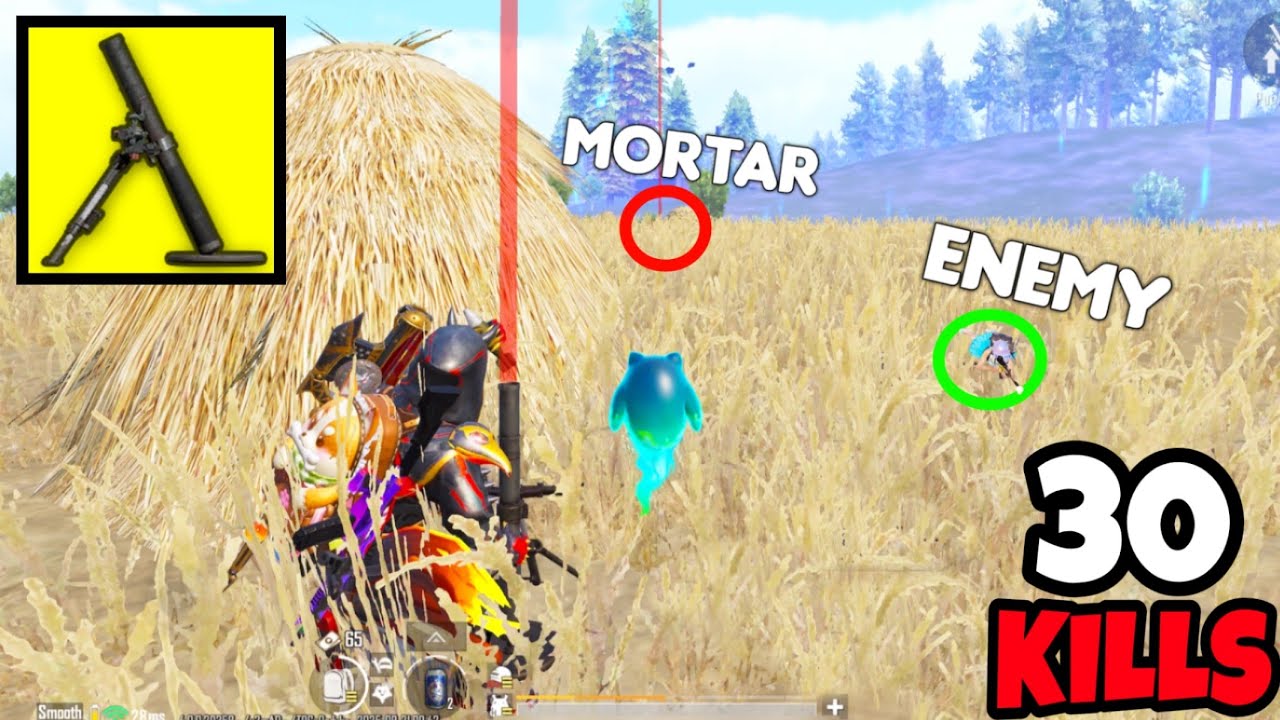 Why Using The *MORTAR* Can Be Bad Sometimes in BGMI • (30 KILLS) • BGMI Gameplay 