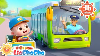 🚎 Tài xế xe buýt Lia và ChaCha | Chuyến xe buýt vui nhộn | LiaChaCha Ca Nhạc Thiếu Nhi Việt Nam