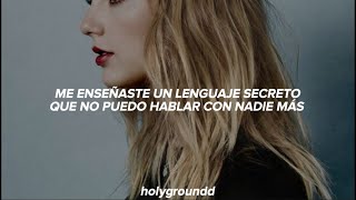 Taylor Swift - illicit affairs (traducción al español)