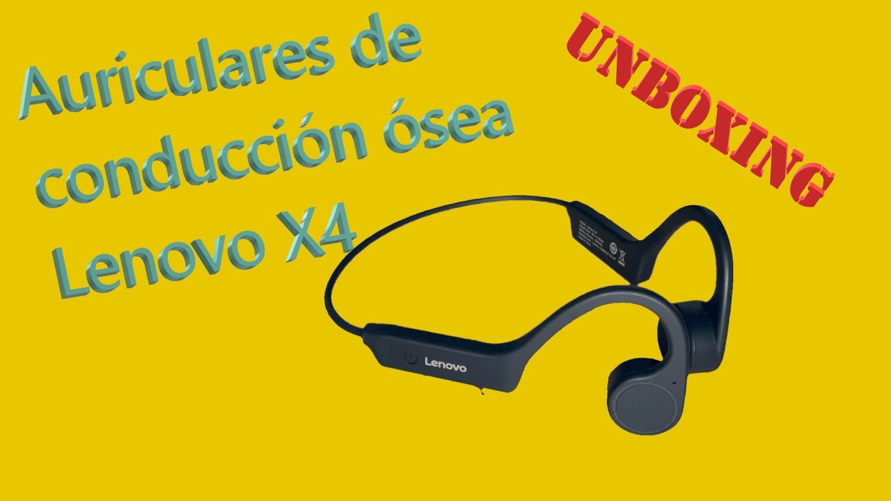 Lenovo X4 - Auriculares inalámbricos de conducción ósea, Bluetooth 5.0