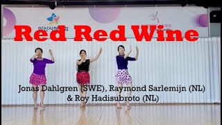 Red Red Wine Linedance demo Beginner @ARADONG linedance