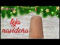 DECORACION NAVIDEÑA ☃️Reciclamos una teja 🎄🎁DIY MANUALIDADES DE NAVIDAD