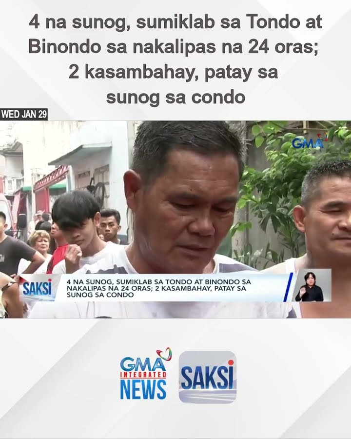 4 na sunog, sumiklab sa Tondo at Binondo sa nakalipas na 24 oras; 2 kasambahay, patay sa... | Saksi