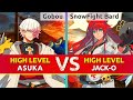 Ggst  gobou asuka vs snowfight bard jacko high level gameplay