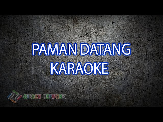 Paman Datang Karaoke | Lagu Anak Indonesia | Lagu Karaoke Anak class=