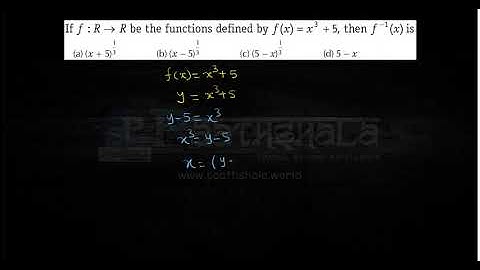 Que 40 | Relations and Functions | NCERT Exemplar | Class 12