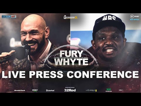 TYSON FURY V DILLIAN WHYTE | LIVE PRESS CONFERENCE AND HEAD TO HEAD