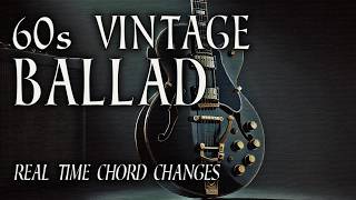60s Vintage Ballad Guitar Backing Track (C Major) [78 BPM]