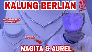REVIEW KALUNG BERLIAN AUREL NIKAHAN‼ MAS BERLIAN ASLI💯 | #emas #berlian