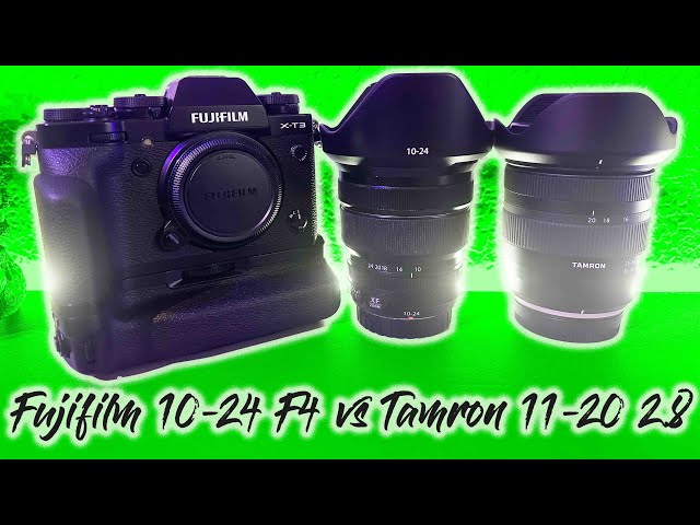 Fujifilm 10-24 F4 vs Tamron 11-20 F2.8 - YouTube