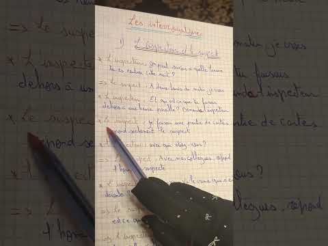 3ème année collège les interrogatoires un dialogue entre le commissaire et le suspect/ le témoin...