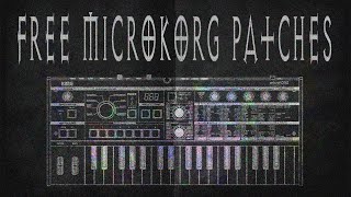 My custom Microkorg patches (free)