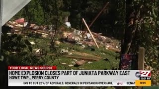 Death investigation ongoing at scene of house explosion