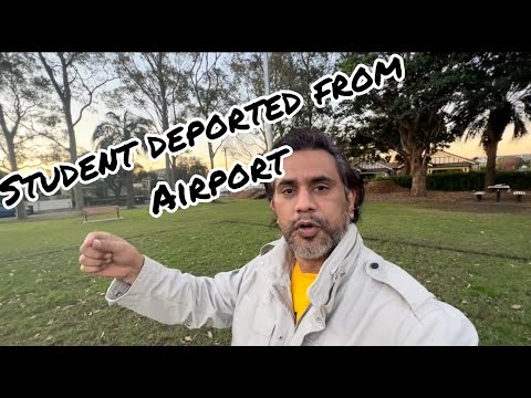 Student deported from airport | Melbourne airport se he student ko deport ker diya