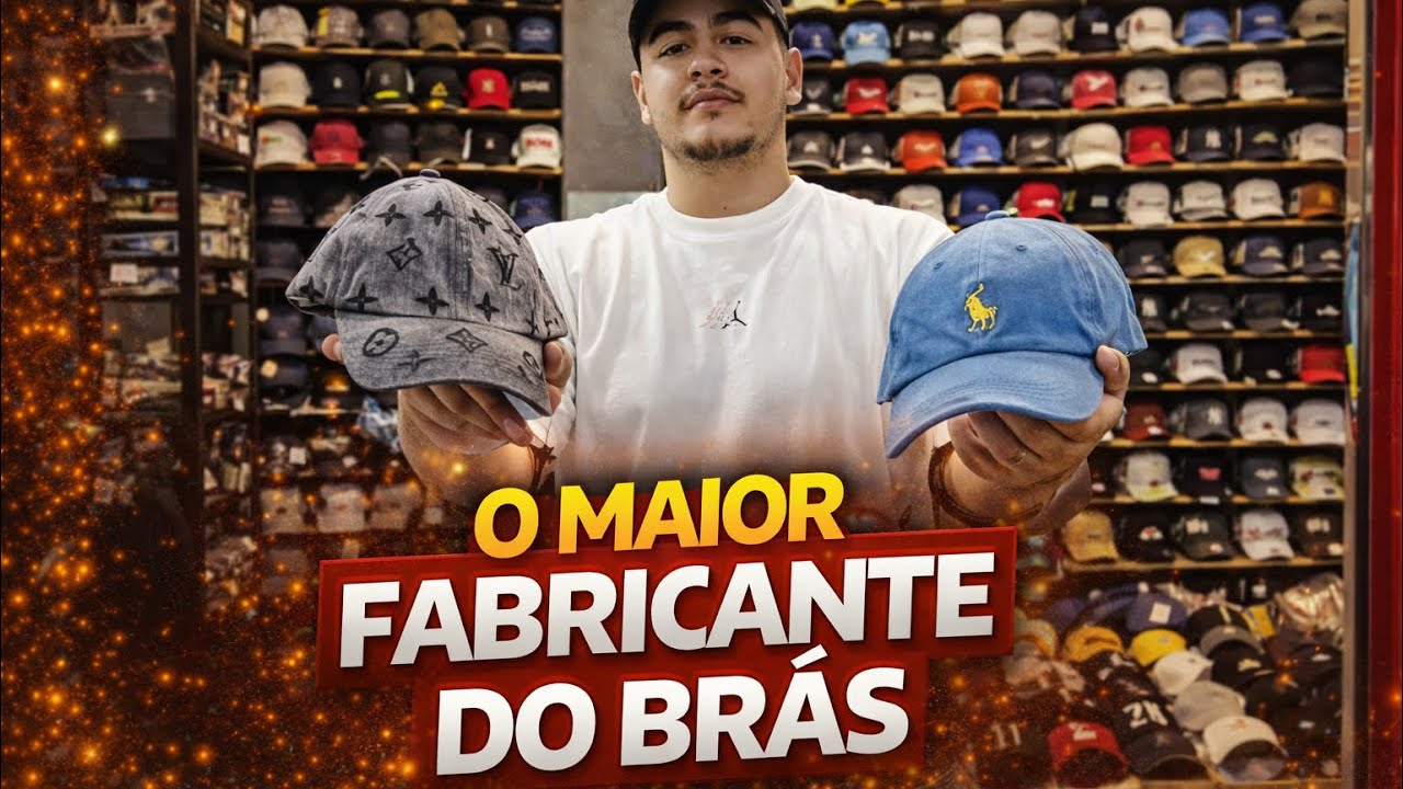 O FABRICANTE DE BONÉ PREMIUM QUE ABASTECE O BRÁS E A 25