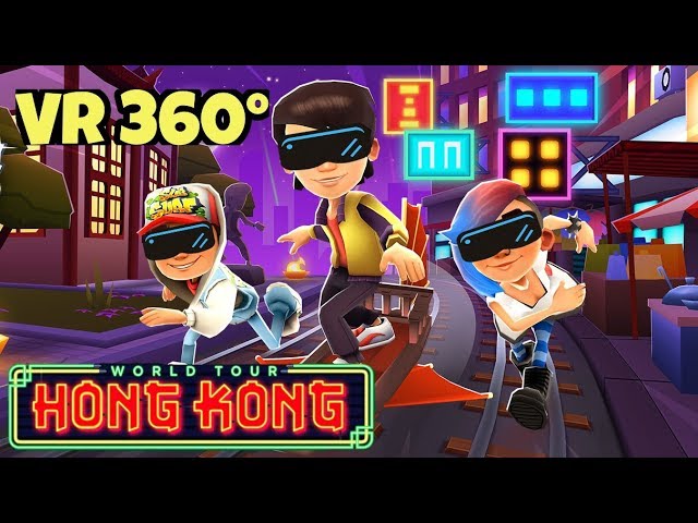 SUBWAY SURFERS 360° - PC // VR 360° Virtual Reality Experience 
