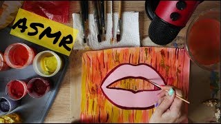 АСМР Художник Визажист Рисует Губки АСМР Художник Визажист Рисует Губки