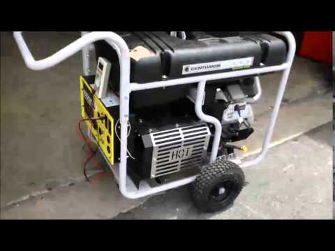 Generac Centurion 15000 watt electric generator - YouTube