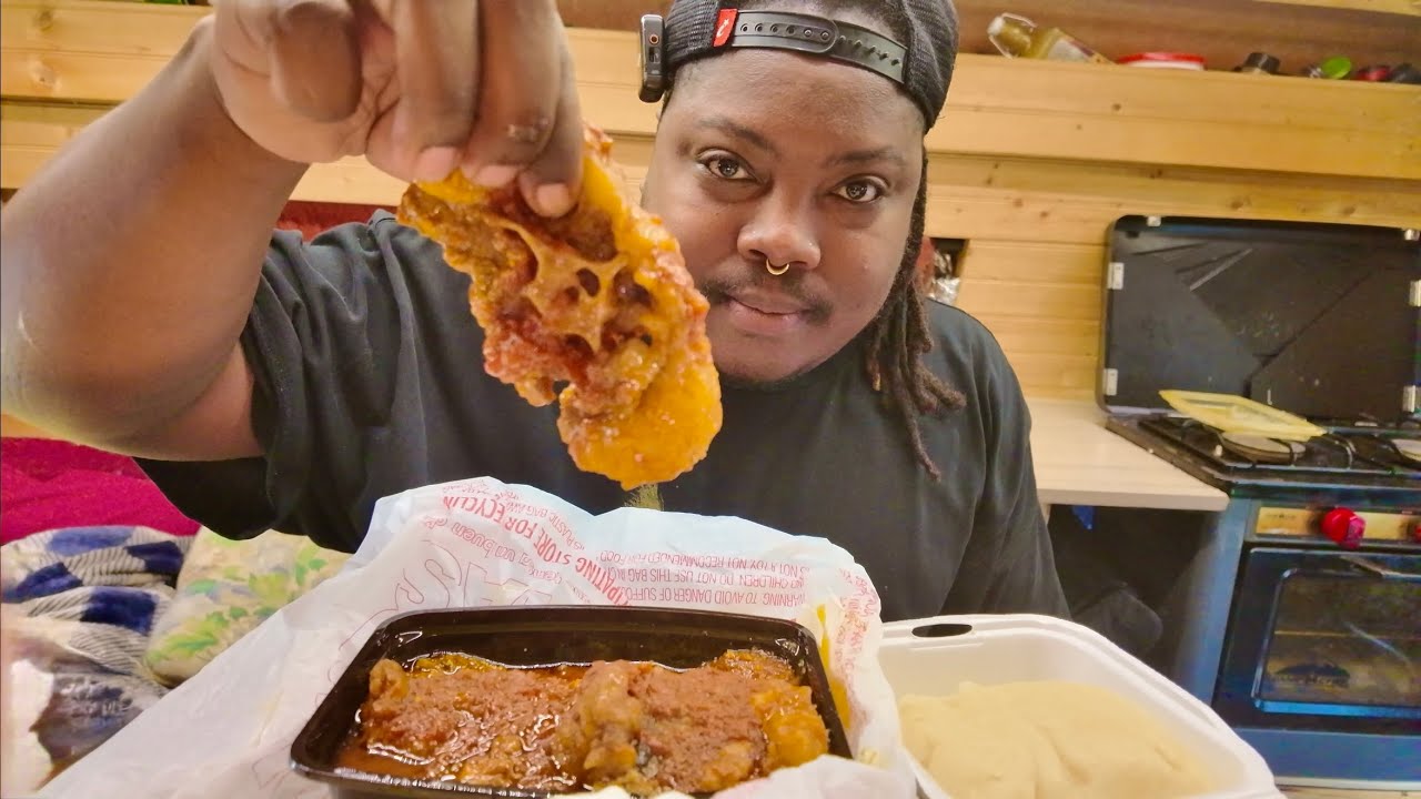 Trying Fufu & Egusi For The First Time…